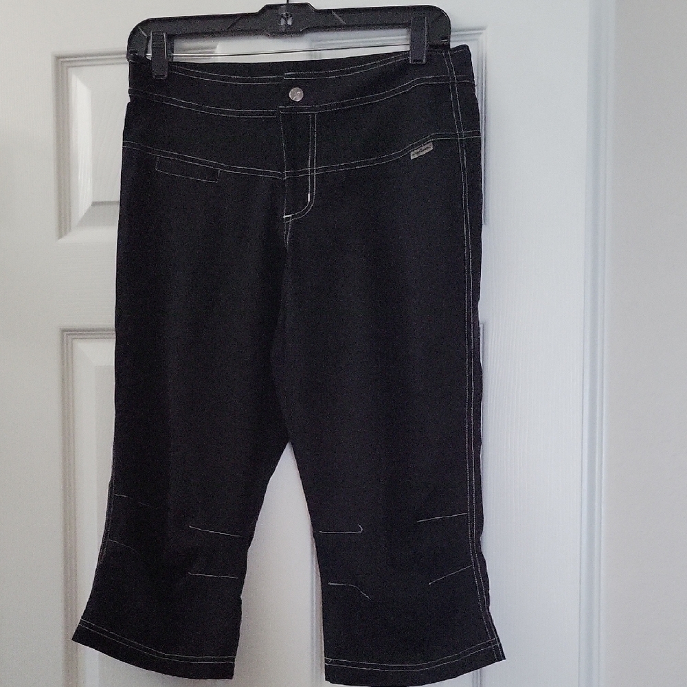 Womens SHEBEEST Capri Mountain Biking Shorts W/two Detachable Under Shorts Sz S